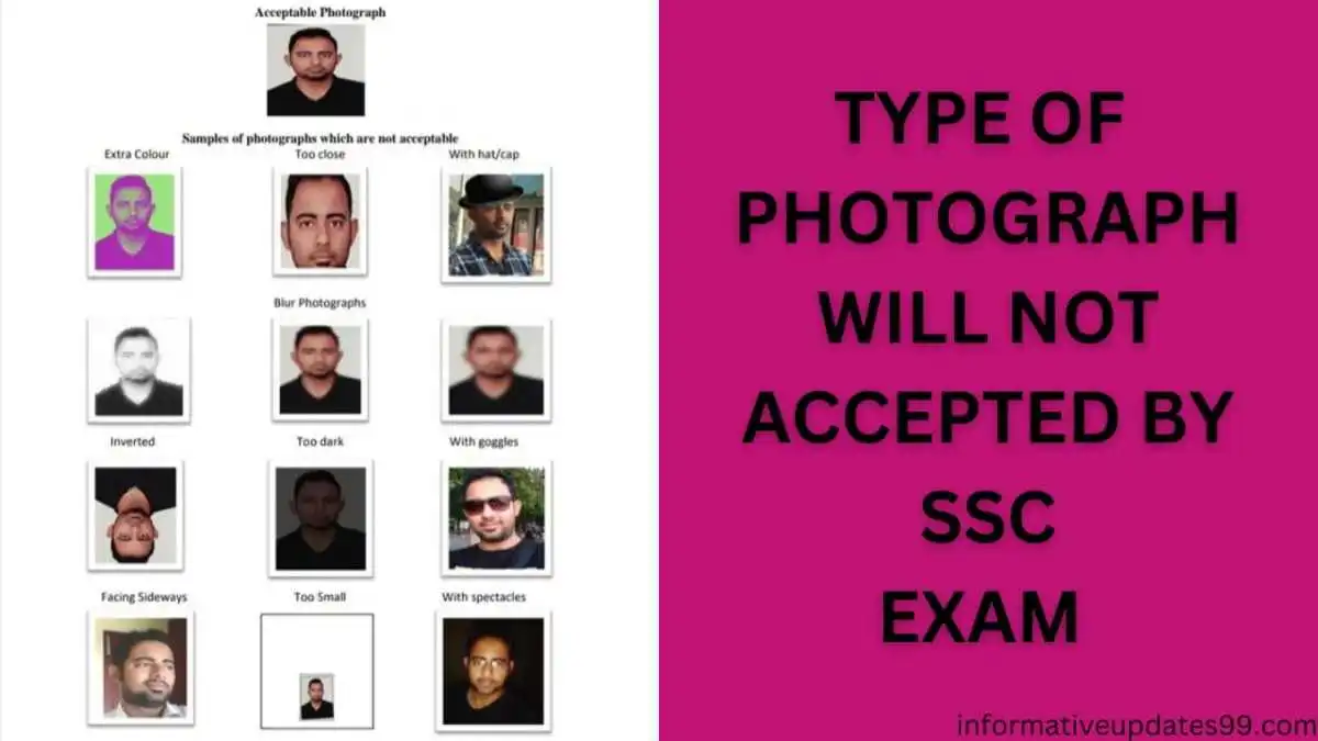 Photo and Signature Size For SSC