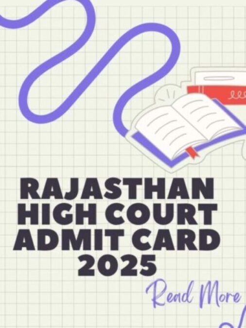 Rajasthan High Court Admit Card 2025