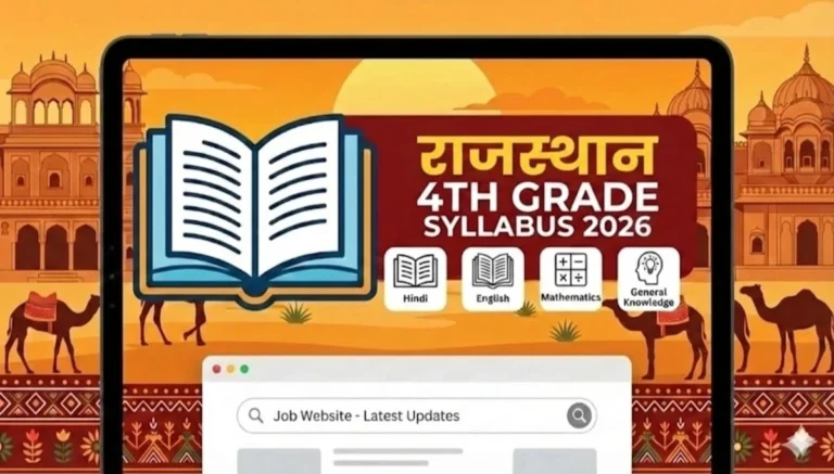 Rajasthan 4th Grade Syllabus 2026
