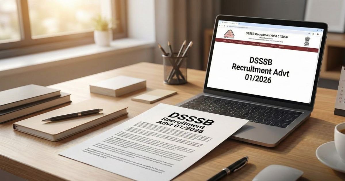 DSSSB Recruitment Advt 01/2026