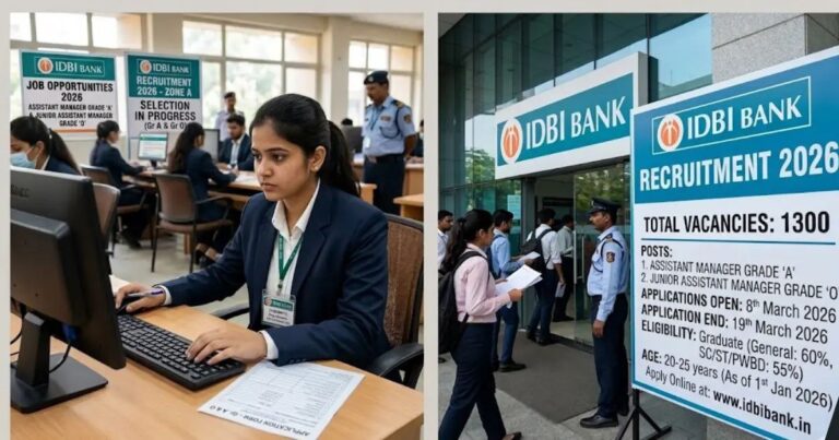 IDBI Bank JAM Recruitment 2026